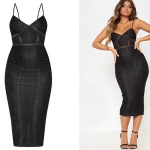 Brand new Pretty Little Thing Lace Mesh dress.